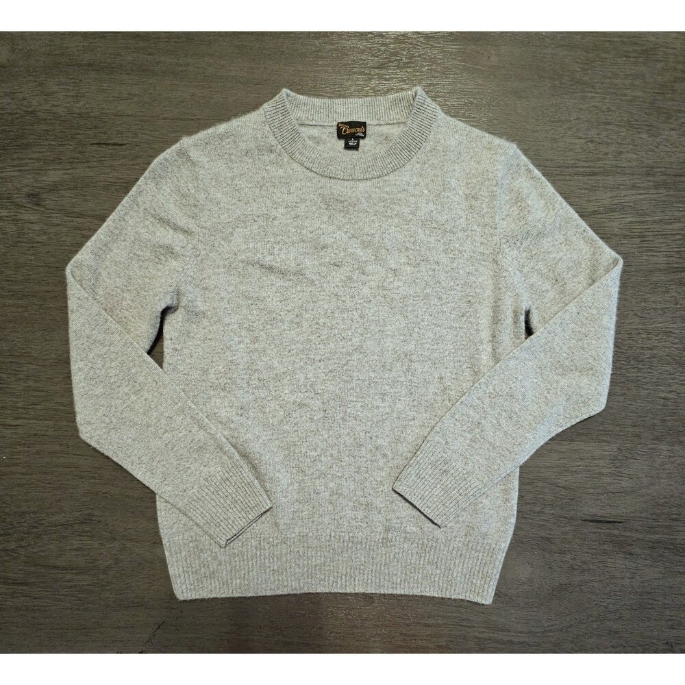 Crewcuts Cashmere Gray Pullover Crewneck Sweater Size Large/10-11 Years